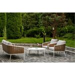 "Тоскана" лаунж-зона из искусственного ротанга, цвет соломенный | Интернет магазин мебели и декора LifeDekor