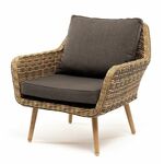 "Прованс" кресло из искусственного ротанга, цвет соломенный | Интернет магазин мебели и декора LifeDekor