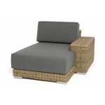 "Капри" кушетка из искусственного ротанга, цвет соломенный | Интернет магазин мебели и декора LifeDekor