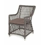"Латте" плетеное кресло из искусственного ротанга, цвет графит | Интернет магазин мебели и декора LifeDekor