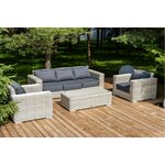 "Боно" лаунж-зона из искусственного ротанга, цвет бежевый | Интернет магазин мебели и декора LifeDekor