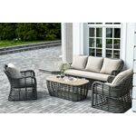 "Ницца" лаунж-зона из искусственного ротанга, цвет бронзовый | Интернет магазин мебели и декора LifeDekor