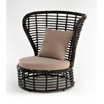 "Парма" кресло из искусственного ротанга, цвет бронзовый | Интернет магазин мебели и декора LifeDekor