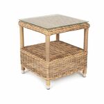 "Форио" столик кофейный из искусственного ротанга, цвет соломенный | Интернет магазин мебели и декора LifeDekor