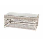 "Гранд Латте" стол журнальный из искусственного ротанга, цвет бежевый | Интернет магазин мебели и декора LifeDekor