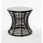 "Парма" кофейный столик из искусственного ротанга, цвет бронзовый | Интернет магазин мебели и декора LifeDekor