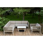 "Касабланка" модульная лаунж-зона из роупа (веревки), каркас из алюминия | Интернет магазин мебели и декора LifeDekor