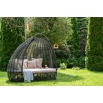 "Тенерифе" плетеная кровать, цвет бронзовый | Интернет магазин мебели и декора LifeDekor