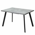 Стол NORMAN 138-180/85 бетон Портленд | Интернет магазин мебели и декора LifeDekor