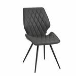 Стул OSTIN велюр шоколад, каркас круглый черный | Интернет магазин мебели и декора LifeDekor