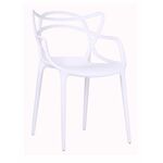 Стул пластиковый MASTERS белый | Интернет магазин мебели и декора LifeDekor