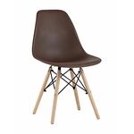 Стул пластиковый Eames DSW шоколад | Интернет магазин мебели и декора LifeDekor