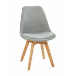 Стул FRANKFURT V велюр серый | Интернет магазин мебели и декора LifeDekor