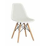 Стул пластиковый Eames DSW GRID белый | Интернет магазин мебели и декора LifeDekor