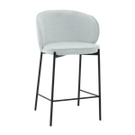 Стул полубарный Тисдейл букле светло-голубой | Интернет магазин мебели и декора LifeDekor