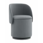 Пуф-трансформер Таунсвилл вращающийся с ящиком велюр серый | Интернет магазин мебели и декора LifeDekor