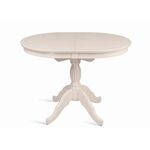 Стол обеденный овальный раздвижной Лилия-0110 (слоновая кость 9001) | Интернет магазин мебели и декора LifeDekor