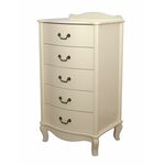 Комод "Джульетта" узкий 5 ящ. (дуб шампань) Вис | Интернет магазин мебели и декора LifeDekor