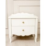 Тумбочка "Версаль" 2 ящика (белый) | Интернет магазин мебели и декора LifeDekor