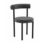 Стул обеденный Флорео букле темно-серый | Интернет магазин мебели и декора LifeDekor