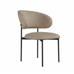 Стул DikLine 201 NS04 CREAM, ножки черные | Интернет магазин мебели и декора LifeDekor