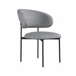 Стул DikLine 201 NS10 GREY, ножки черные | Интернет магазин мебели и декора LifeDekor