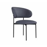 Стул DikLine 201 NS13 GRAPHITE, ножки черные | Интернет магазин мебели и декора LifeDekor
