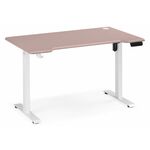 Компьютерный стол Маркос 120х75 розовый / белый | Интернет магазин мебели и декора LifeDekor