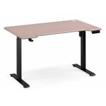 Компьютерный стол Маркос 120х75 розовый / черный | Интернет магазин мебели и декора LifeDekor