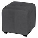 Пуф "Николь" Графит велюр | Интернет магазин мебели и декора LifeDekor