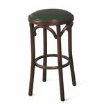 Табурет барный 650 Венский мягкий (темный тон, экокожа Зеленая) | Интернет магазин мебели и декора LifeDekor