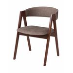 Кресло "Кира 1" (темный орех/ткань Айсберг корица) | Интернет магазин мебели и декора LifeDekor