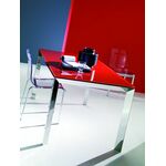 Стол SIRIO (42,38G) 110/150х75хН75 см (G093 LEGS/ M089 FRAME/C152 черн глянц ст) | Интернет магазин мебели и декора LifeDekor