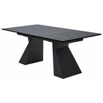 Стол БОГАРТ 200 TITANIUM BLACK PULIDO, керамика / Черный М-City | Интернет магазин мебели и декора LifeDekor