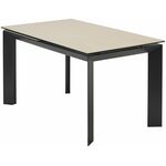Стол CREMONA 180 TL-142, испанская керамика / черный каркас, ®DISAUR | Интернет магазин мебели и декора LifeDekor