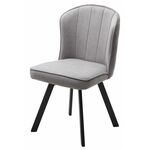 Стул MODE, цвет B22 Серый, велюр / черный каркас, поворот.360 град. М-City | Интернет магазин мебели и декора LifeDekor