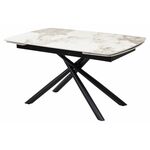 Стол RIVOLI 140 GLOSS LUXURY PANDORA SINTERED STONE/ BLACK М-City | Интернет магазин мебели и декора LifeDekor