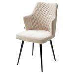 Стул HERMAN 360 град. ЛАТТЕ #25, велюр / черный каркас М-City | Интернет магазин мебели и декора LifeDekor