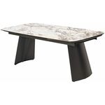 Стол ODIN 200 TL-312, испанская керамика / темно-серый каркас каркас, ®DISAUR | Интернет магазин мебели и декора LifeDekor