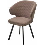 Стул ХИЛТОН 360 град., цвет B5 Капучино, велюр / черный каркас М-City | Интернет магазин мебели и декора LifeDekor