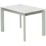 Стол CORNER 120 GLOSS GOLDEN JADE SOLID CERAMIC / WHITE, ®DISAUR | Интернет магазин мебели и декора LifeDekor