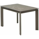 Стол CORNER 120 MATT LATTE STONE SOLID CERAMIC / TAUPE, ®DISAUR | Интернет магазин мебели и декора LifeDekor