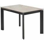 Стол CORNER 120 GLOSS AMBER JADE SOLID CERAMIC / BLACK, ®DISAUR | Интернет магазин мебели и декора LifeDekor