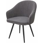 Стул AVIOR, 360 град. поворот. B28 Темно-серый, велюр / черный каркас, М-City | Интернет магазин мебели и декора LifeDekor