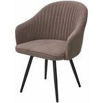 Стул AVIOR, 360 град. поворот. B5 Капучино, велюр / черный каркас, М-City | Интернет магазин мебели и декора LifeDekor