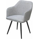 Стул FORT 360 град. поворот. NS10 Серый, букле / черный каркас, М-City | Интернет магазин мебели и декора LifeDekor