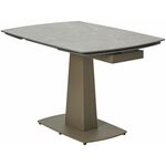 Стол BALDE 140 MATT LATTE STONE SOLID CERAMIC / TAUPE, ®DISAUR | Интернет магазин мебели и декора LifeDekor