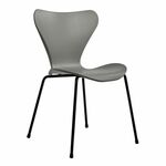 Стул Seven Style серый с чёрными ножками | Интернет магазин мебели и декора LifeDekor