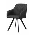 Стул TRAVIS RU-08 PU антрацит, экокожа М-City | Интернет магазин мебели и декора LifeDekor