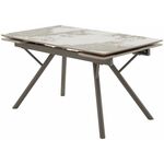 Стол ЛИБЕРТИ 140 Pandora, керамика / Латте каркас М-City | Интернет магазин мебели и декора LifeDekor